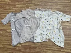コンビ肌着 50-60cm 3枚セット 綿100パーセント