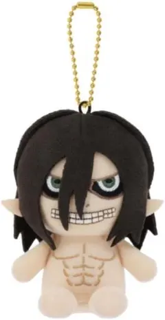 新品】 進撃の巨人 エレン イェーガー Chibiぬいおすわりマスコット