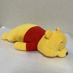 ディズニー くまのプーさん ぬいぐるみ ダイカットクッション スリープイエロー