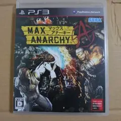 SEGA MAX ANARCHY PS3 ゲームソフト