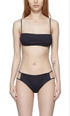courrèges ブラック水着　L 2026年最新】水着 クレージュの人気アイテム - メルカリ