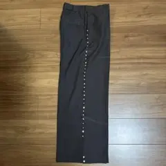 【美品】スタッズスラックス　ブラック