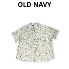 《超ビッグサイズ》OLD NAVY 半袖　総柄シャツ　XXXLのサムネイル