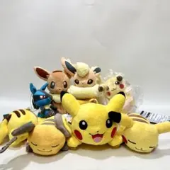 ほぼタグ付き美品ポケモン　キャラクターぬいぐるみ　8点セット