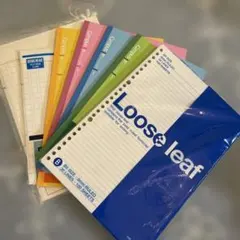 Campus ノート4冊　B5 ルーズリーフ/原稿用紙