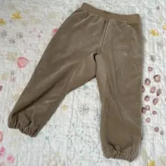 無印　コーデュロイ　フリース　パンツ