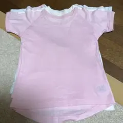 コットン Tシャツセット ピンク 水色