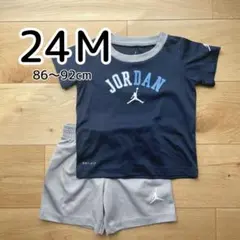 美品JORDAN DRI-FIT Tシャツ&ショートパンツセット 24M