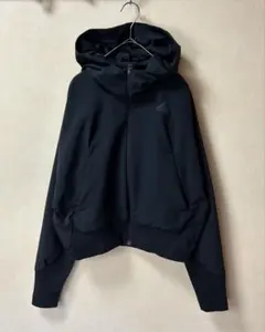 アディダス　adidas Z.N.E. ウーブンフルジップパーカー　黒　ルーズ