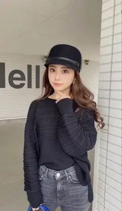 ca4la カシラ　黒　キャスケット