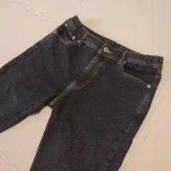 CIAOPANIC TYPY 裾スリット フリンジ レギパン デニム 黒 L