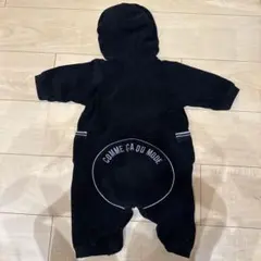 Comme Ca Du Mode コムサデモード　ブラックロンパース