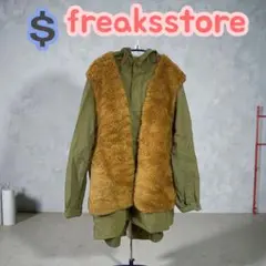 ＄38♪ FREAK'S STORE 3way モッズコート カーキ