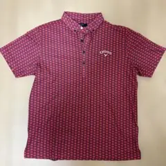 【美品】Callaway レッド柄ポロシャツのサムネイル
