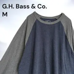 USA古着　G.H. Bass & Co. ロンT M ラグラン