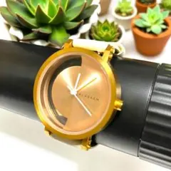 【美品】KLASSE14 × IMPERFECT コラボ 腕時計 ゴールド★zz