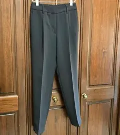 新品　プラステ　フォーマル　ストレッチ　テーパードパンツ　ブラック　黒　パンツ