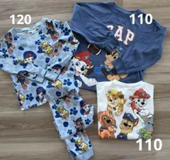 パウパトロール　トレーナー＆ロンT　3点セット