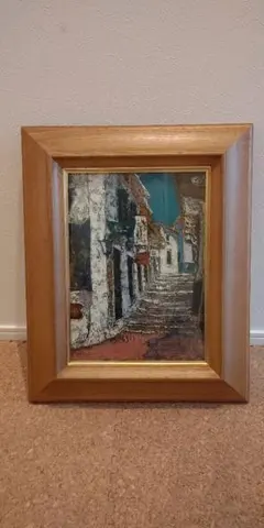 期間限定セール 額縁付　油絵