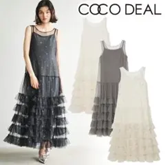 COCO DEAL ドロストワンピース チャコールグレー Mサイズ - メルカリ
