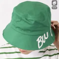 3D立体ロゴ刺繍コットンバケットハット