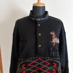馬刺繍のニットセーター BONTONのサムネイル