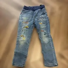 110 刺繍 デニム