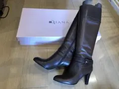 DIANA ダイアナ　ロングブーツ　ブラウン