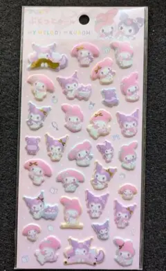 マイメロディ・クロミ ぷくっとシール