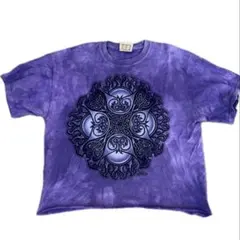THE MOUNTAIN タイダイ Tシャツ Lサイズ 紫