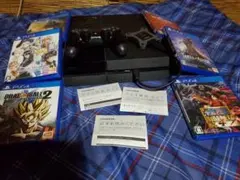 PS4本体 500GB黒 外付けSSD 500G+人気ゲーム6本セット