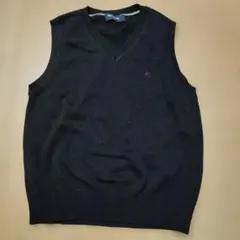 コムサ　黒色　ベスト　130cm