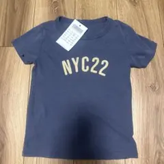 ブルー NYC22 ロゴ 半袖Tシャツのサムネイル