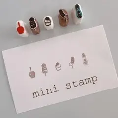 消しゴムはんこ　夏イラストミニはんこセット