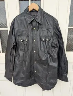 CORIRCO sizeL 牛革　革シャツ