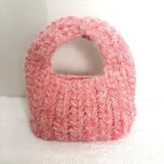 ハート柄 ワンハンドルバッグ ハンドバッグ 底板付き ハンドメイド