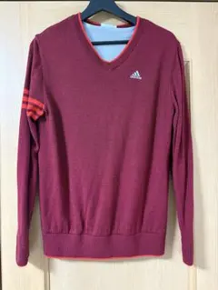 adidas ニットセーター　ゴルフウェア