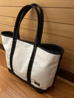 美品*˚ポーターガール　ボーイフレンド トートバッグ L 白 ホワイト ポーチ付
