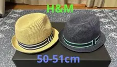 50-51cm H&M麦らわ帽子2点のサムネイル