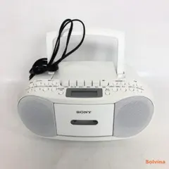 SONY ソニー CDラジオカセットレコーダー CFD-S70 ホワイトラジカセ