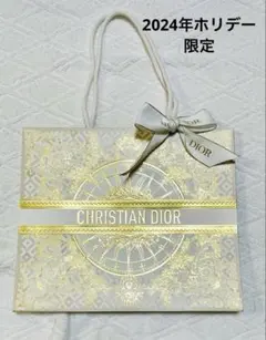 DIOR 2024年クリスマス限定　リボン付ショッパー