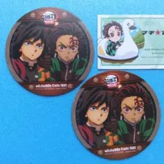 鬼滅の刃 カフェ 炭治郎 義勇 コースター 第二期 ショップ カード