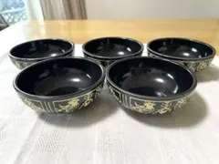 未使用 食器セット まとめ売り ボウル5 大皿2 おろし器 竹カゴ付き