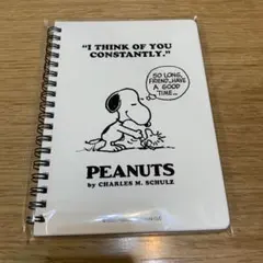 新品　未開封　PEANUTS スヌーピー　Wリングノート　メモ帳　B6
