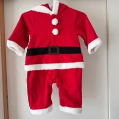 【送料込】サンタ ロンパース 80サイズ クリスマス 衣装 ベビー