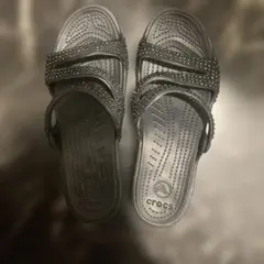 クロックス　Crocs サンダル ブラック W8のサムネイル