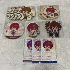 あんスタ アニカフェ コースター ステッカー 特典カード 朱桜司