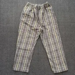 Right-on MPS チェック柄 ロングパンツ 130cm