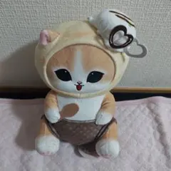 【匿名配送】【モフサンド】アイスにゃん　BIGぬいぐるみ