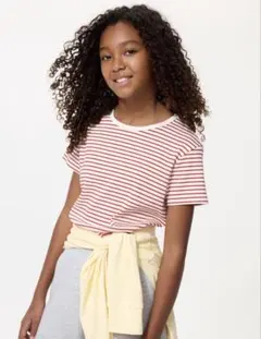 ガールズリブTシャツ　UNIQLOのサムネイル